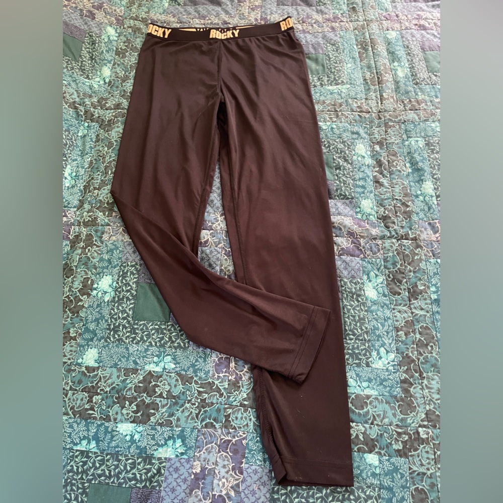 Rocky Long Underwear Black Boys Junior Size Medium